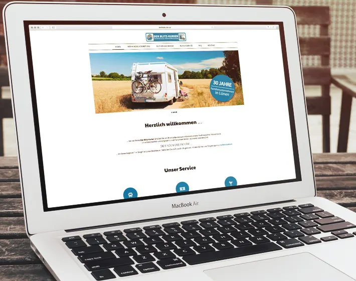 Blitzkurier Referenz von SchrittMedia