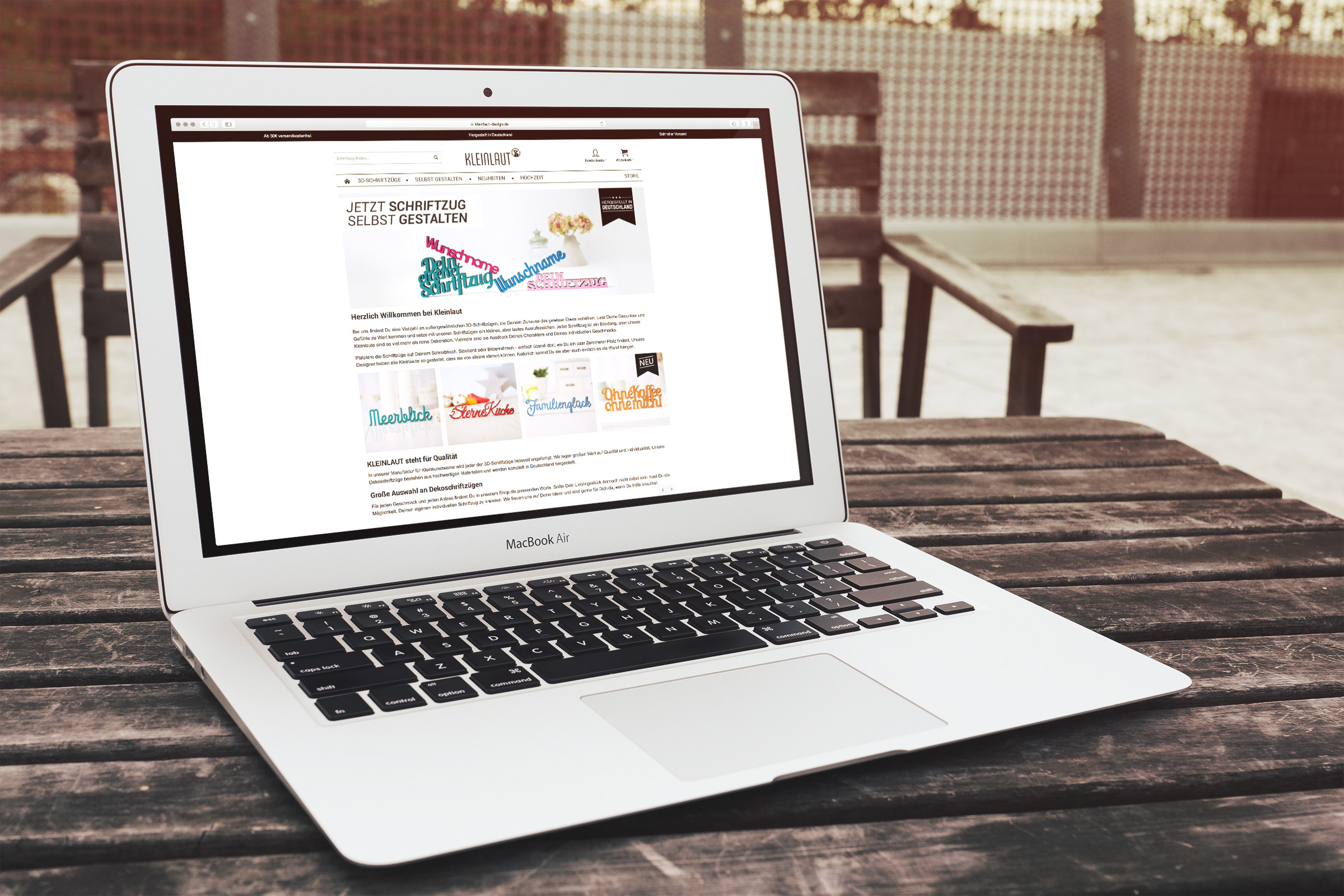 KLEINLAUT Produkte von SchrittMedia